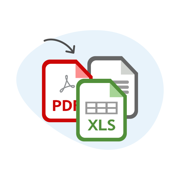 eksport danych do formatu .pdf oraz .xlsx